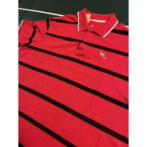 VINTAGE Rocawear Classic Striped Polo Shirt 2XL XXL Jay-Z Rap Urban Y2K Beyoncé